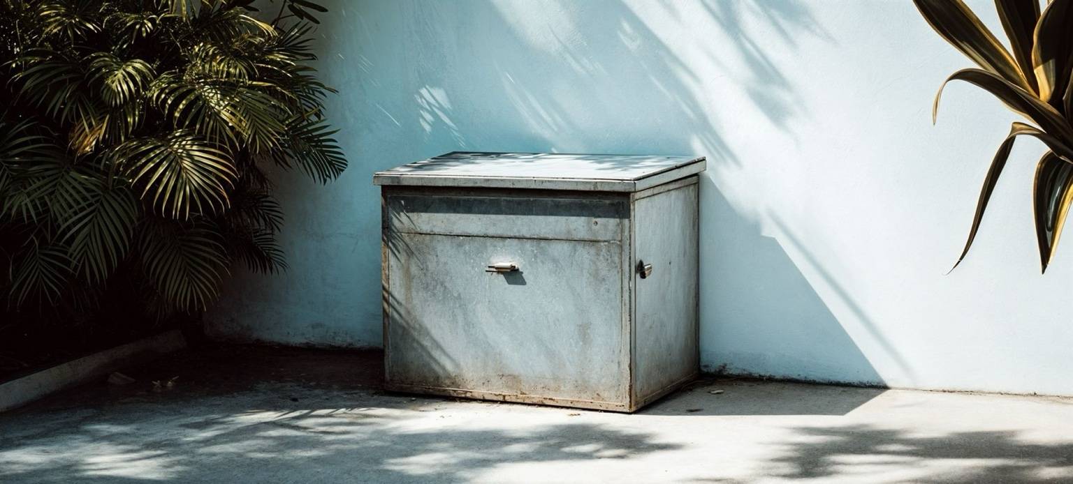 Bac métallique d’extérieur pour jardin