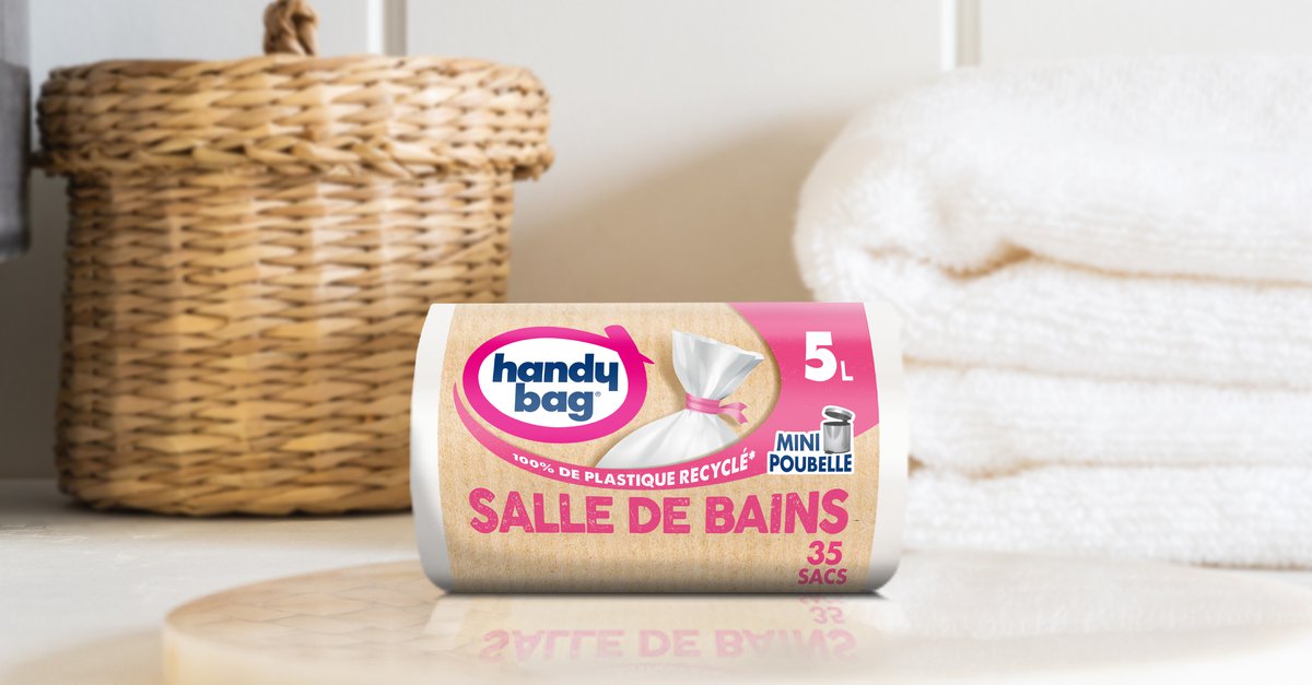 sacs poubelle salle de bains - 5 l x 40 - ELEMBAL