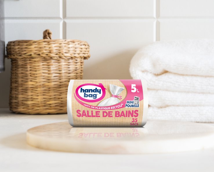 Sac poubelle de salle de bain 10L HANDY BAGS : les 10 sacs à Prix Carrefour