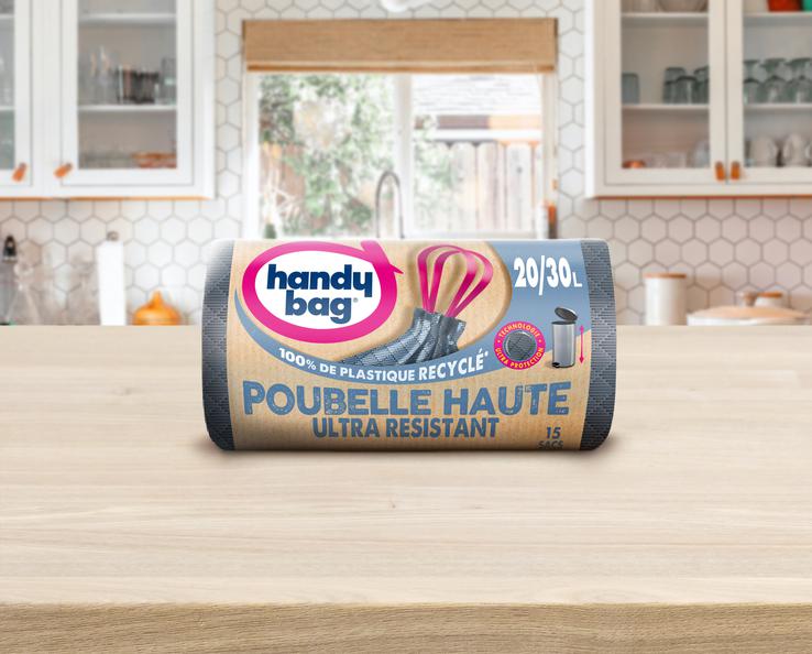 Sac à poignées coulissantes Poubelle Haute Ultra Résistant